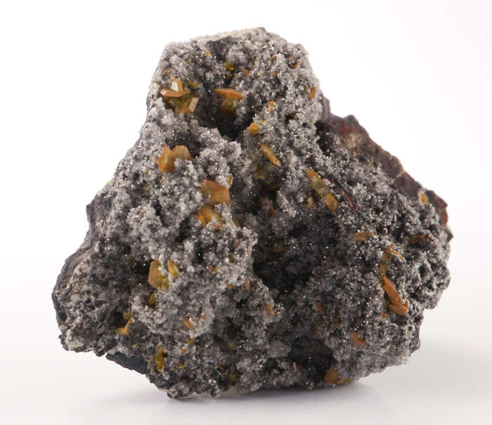 Sturmanite & Calcite on Matrix, N'Chwaning II, Northern Cape, South Africa