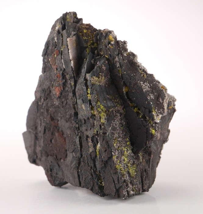 Sturmanite & Calcite on Matrix, N'Chwaning II, Northern Cape, South Africa