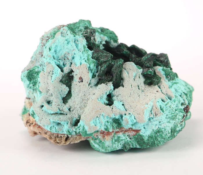 Malachite on Chrysocolla, Mashamba West Mine, DRC