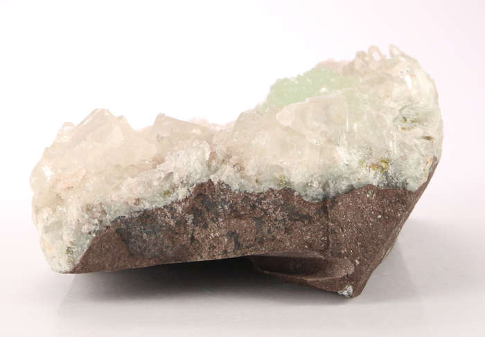 Prehnite, Quartz, Analcime and Calcite, Gobobosebberge Mnt, Namibia