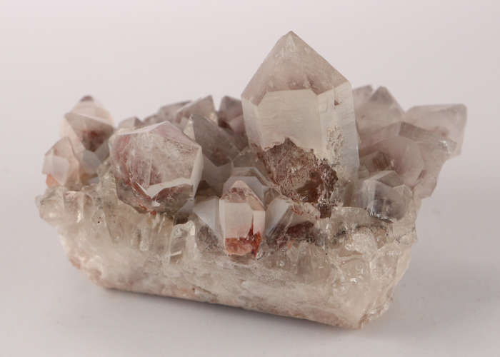 Hematite in Quartz Cluster, Orange River Area, Northern Cape, South Africa