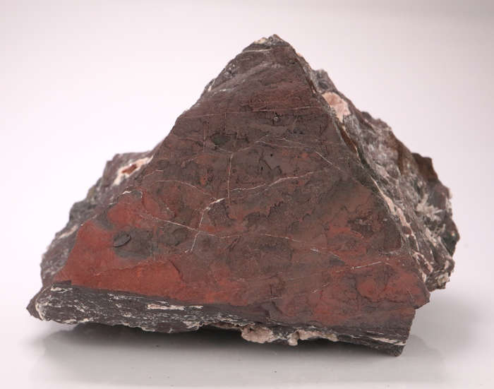 Baryte on Rhodochrosite Vugs, N'Chwaning I, Northern Cape, South Africa