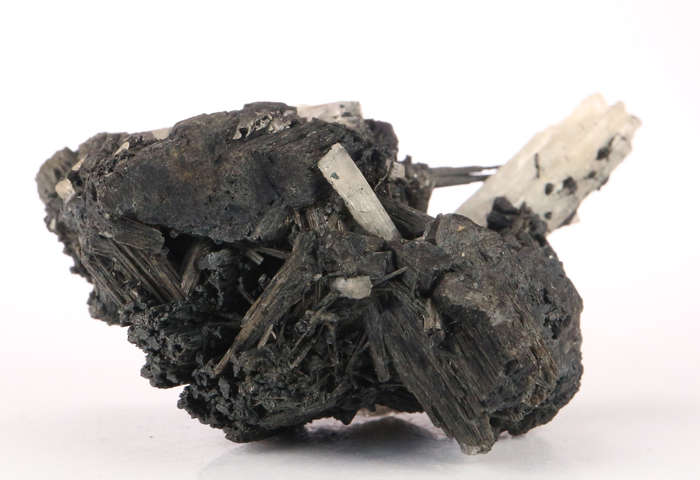 Goshenite on Schorl Cluster, Erongo Mnt Region, Namibia