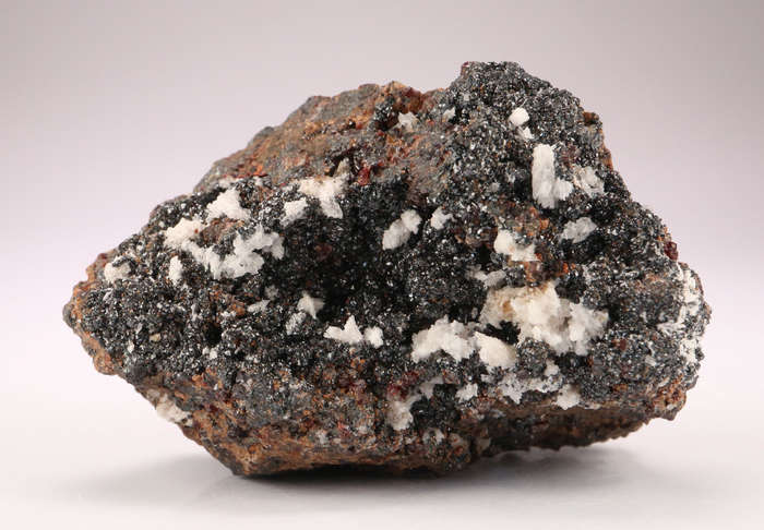 Baryte on Andradite on Matrix, N'Chwaning II, Northern Cape, South Africa