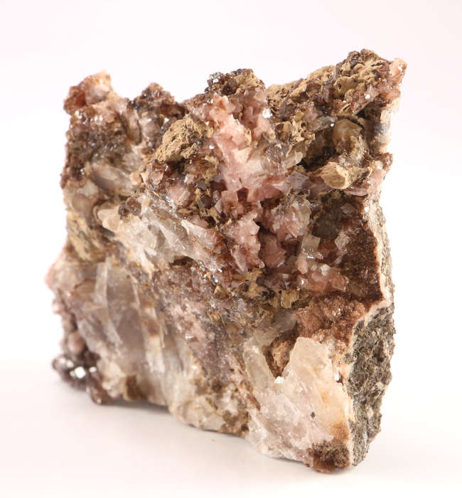 Gageite on Rhodochrosite on Matrix, N'Chwaning II, Northern Cape, South Africa