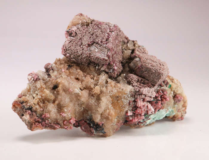Cobaltoan Calcite on Matrix, Kakanda deposit, Lubudi, Lualaba, DR Congo