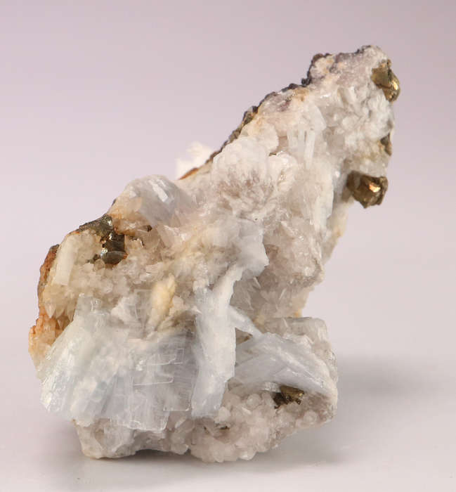 Pyrite on Baryte, N'Chwaning II, Northern Cape, South Africa