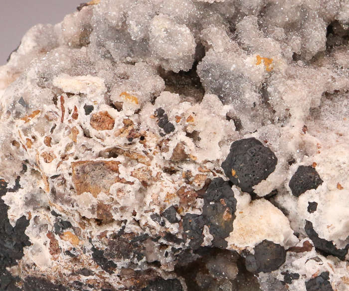 Goethite & Calcite on Matrix, N'Chwaning II, Northern Cape, South Africa