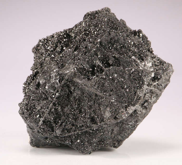 Bixbyite on Matrix with Calcite, N'Chwaning II, Northern Cape, South Africa