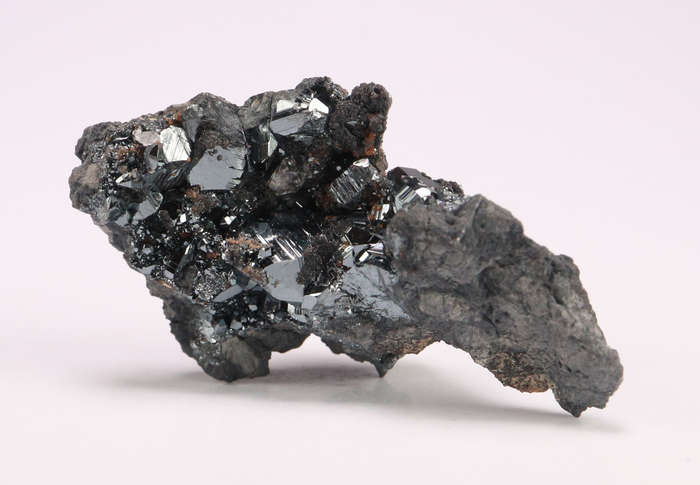 Calcite on Hematite Cluster, N'Chwaning II, Northern Cape, South Africa