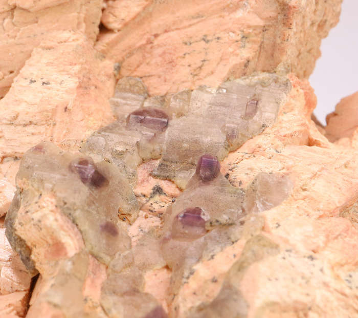 Amethyst and Feldpar Cluster, Brandberg Mnt, Namibia