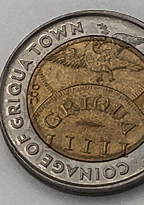 5 Rand 2015 Coinage of Griqua Town South Africa