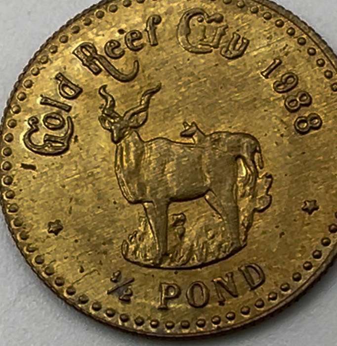 Token - ½ Pond - Gold Reef City