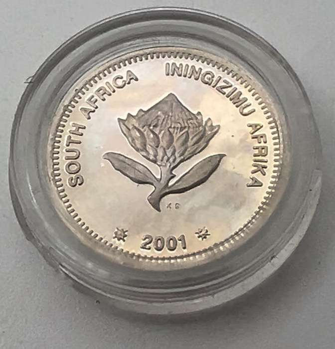 2½ Cents Dolphin RSA: Silver Proof Tickey of 2001