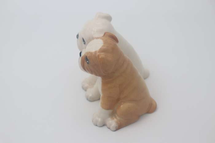 ROYAL DOULTON THE BULLDOG PUPS DA248 FAWN FIGURE LTD ED 98/1000