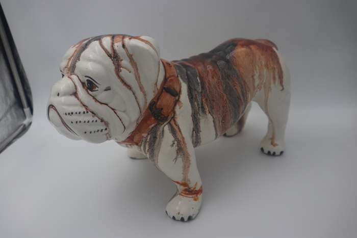 Ceramic Bulldog Ornament
