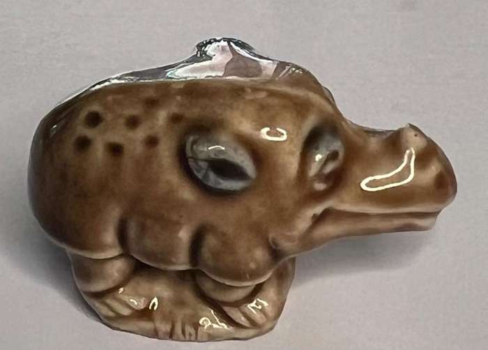Vintage WADE WHIMSIES Flintstones Dinosaur Rhino FIGURINE