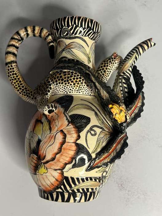 Ardmore Exclusive Stunning Cheetah Teapot - One of a kind