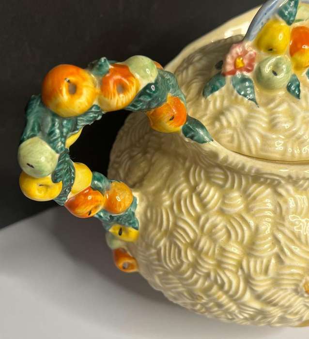 Clarice Cliff Celtics Harvest Leaf and Berry Pattern Tea Pot