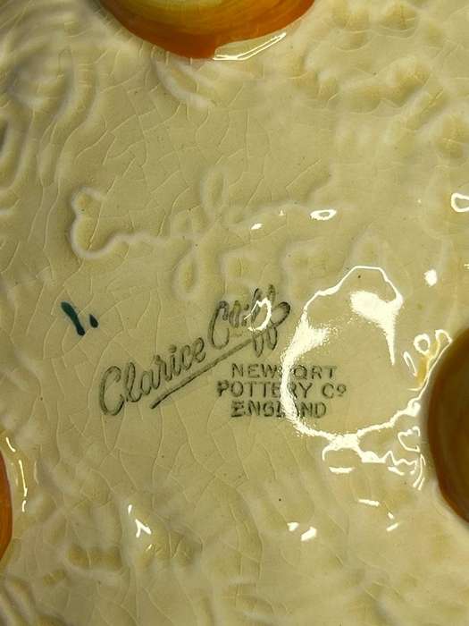 Clarice Cliff `Celtic Harvest` Biscuit Barrel