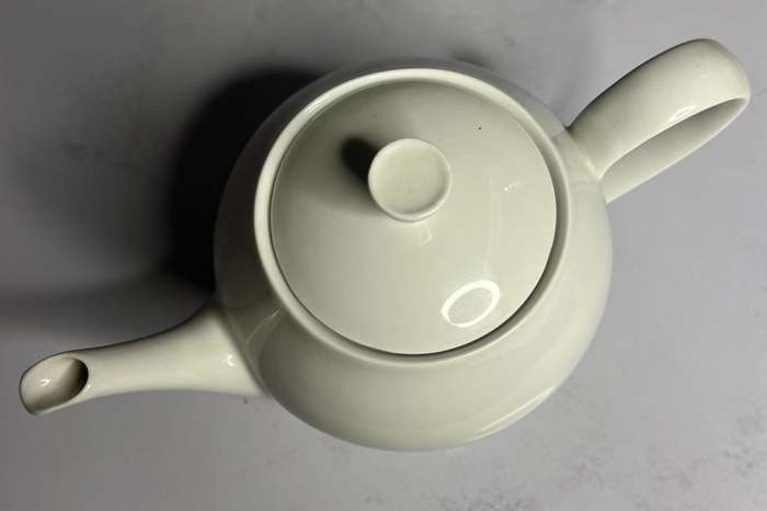Vintage Richard Ginori White Porcelain Teapot