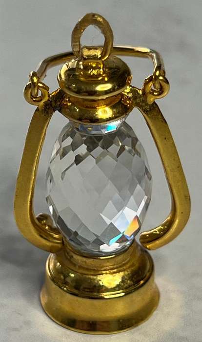 SWAROVSKI CRYSTAL MEMORIES  LANTERN GOLD
