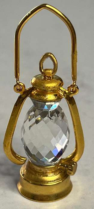 SWAROVSKI CRYSTAL MEMORIES  LANTERN GOLD