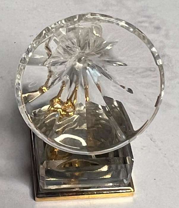 SWAROVSKI CRYSTAL MEMORIES  GRAMOPHONE GOLD