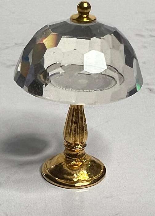 SWAROVSKI CRYSTAL MEMORIES  LAMP (TABLE) GOLD
