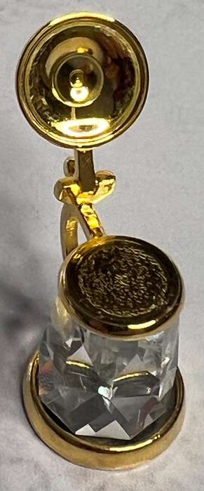 SWAROVSKI CRYSTAL MEMORIES  BEER MUG GOLD