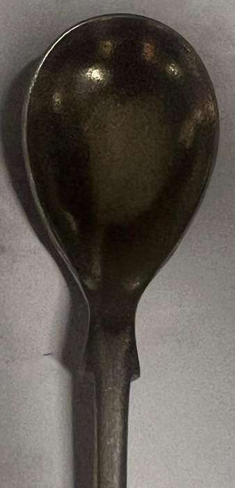 Antique English James Dixon & Sons Silver Plate Demitasse Spoon