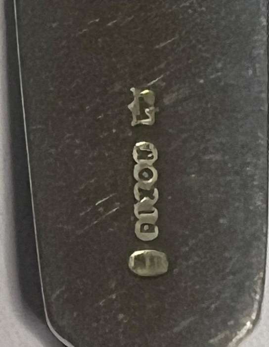 Antique English James Dixon & Sons Silver Plate Demitasse Spoon