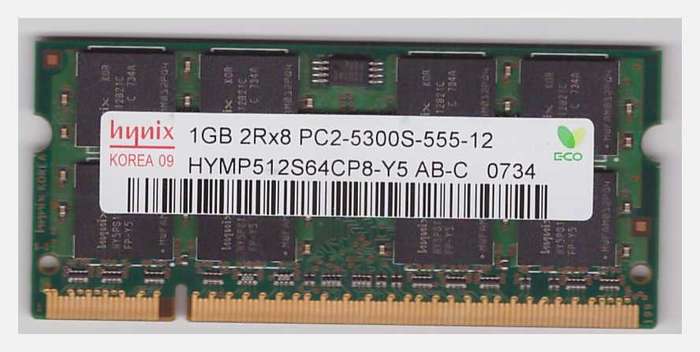 Hynix 1GB Notebook DDR2 Ram