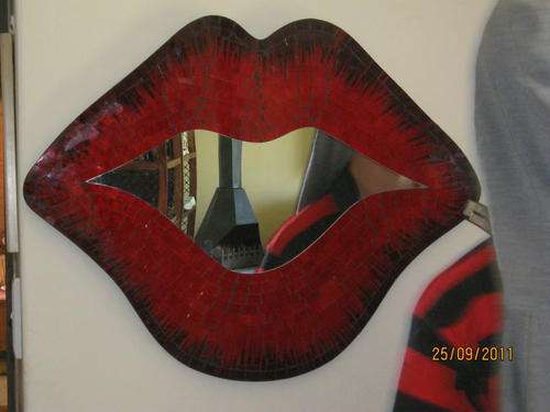 Lip Mozaic Mirror Large- Unique Christmas Gift - FREE SHIPPING