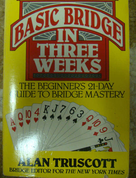 PRE-LOVED  -  BASIC BRIDGE IN THREE WEEKS  -  BY  ALAN TRUSCOTT