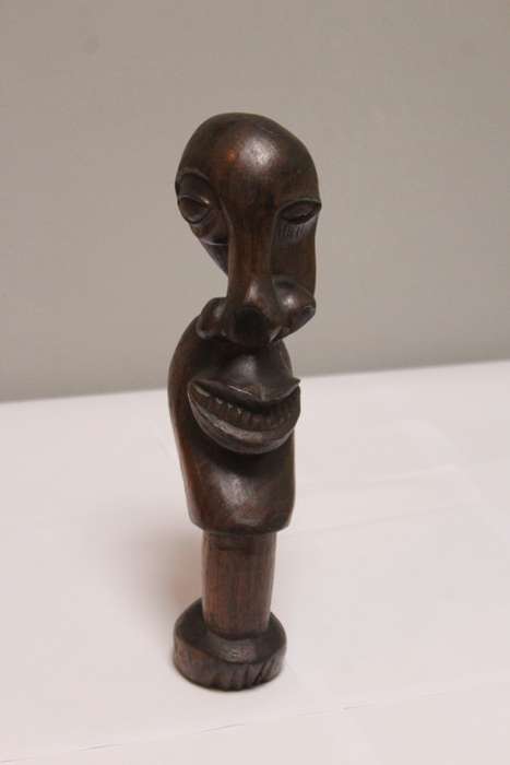 Carved African wooden figure