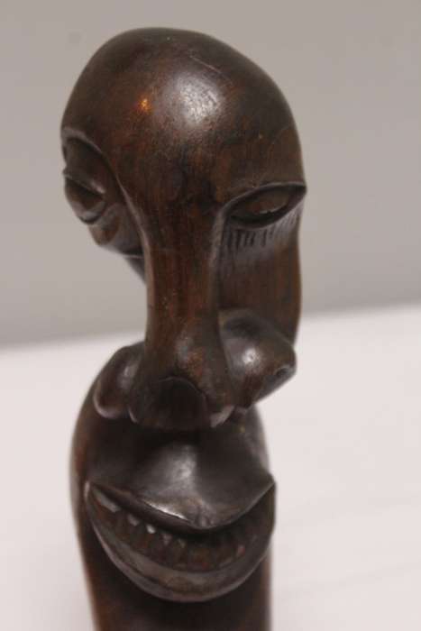 Carved African wooden figure