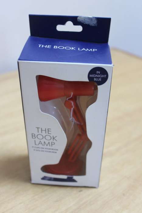 portable book light usb in box