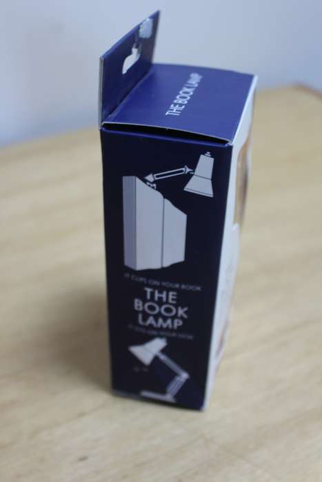 portable book light usb in box