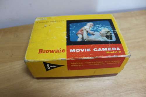 Collectible Brownie Movie Camera 8mm - in original box with papers