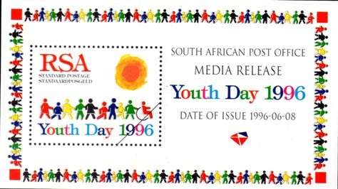 South Africa - 1996 Youth Day Media Release MNH