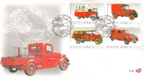 South Africa - 1999 125th Anniversary of UPU FDC 6.94