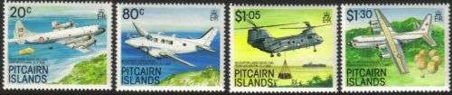 Pitcairn Islands - 1989 Aircraft Set MNH SG 348-351