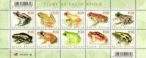 South Africa - 2000 Frogs Sheet MNH SACC 1269