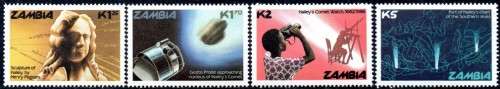 Zambia - 1986 Halley's Comet Set MNH SG 464-467
