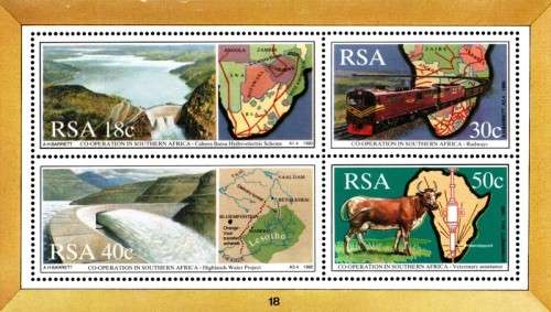 South Africa - 1990 Co-operation in Southern Africa MS MNH SACC 719