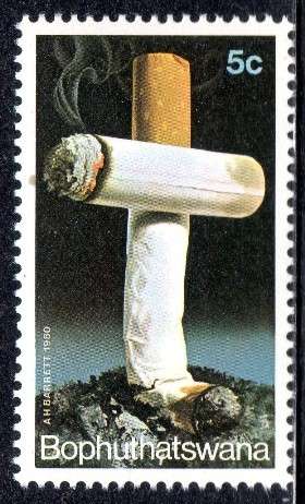 Bophuthatswana - 1980 Anti-smoking Campaign MNH SACC 55