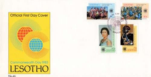 Lesotho - 1983 Commonwealth Day FDC