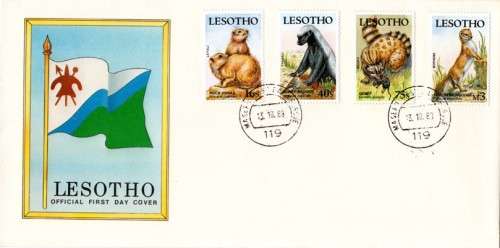 Lesotho - 1988 Small Mammals FDC
