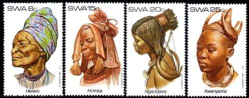 SWA - 1982 Traditional Headdresses Set MNH SACC 411-414